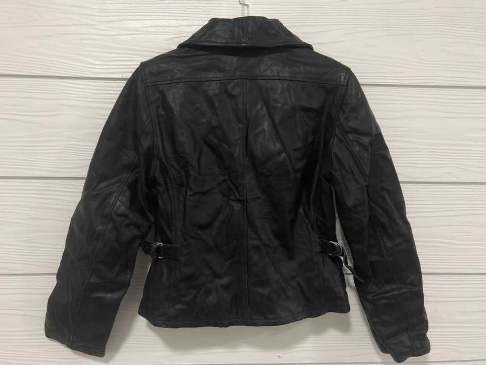 Armani × Leather Jacket Armani Jeans leather jack… - image 6