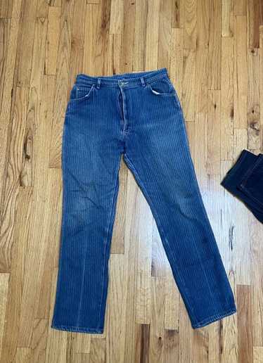 Lee × Vintage 80s Vintage Pinstripe Lee Jeans