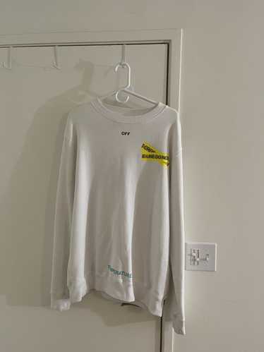 Off-White Off White Fire Tape Sweater