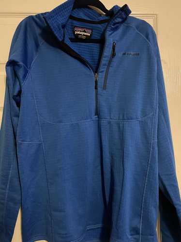 Patagonia Heavy micro check fleece Blue Old Style