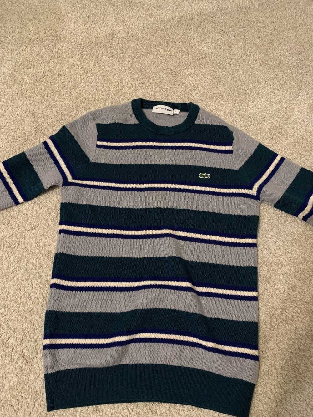 Lacoste Striped Lacoste Sweater - image 1