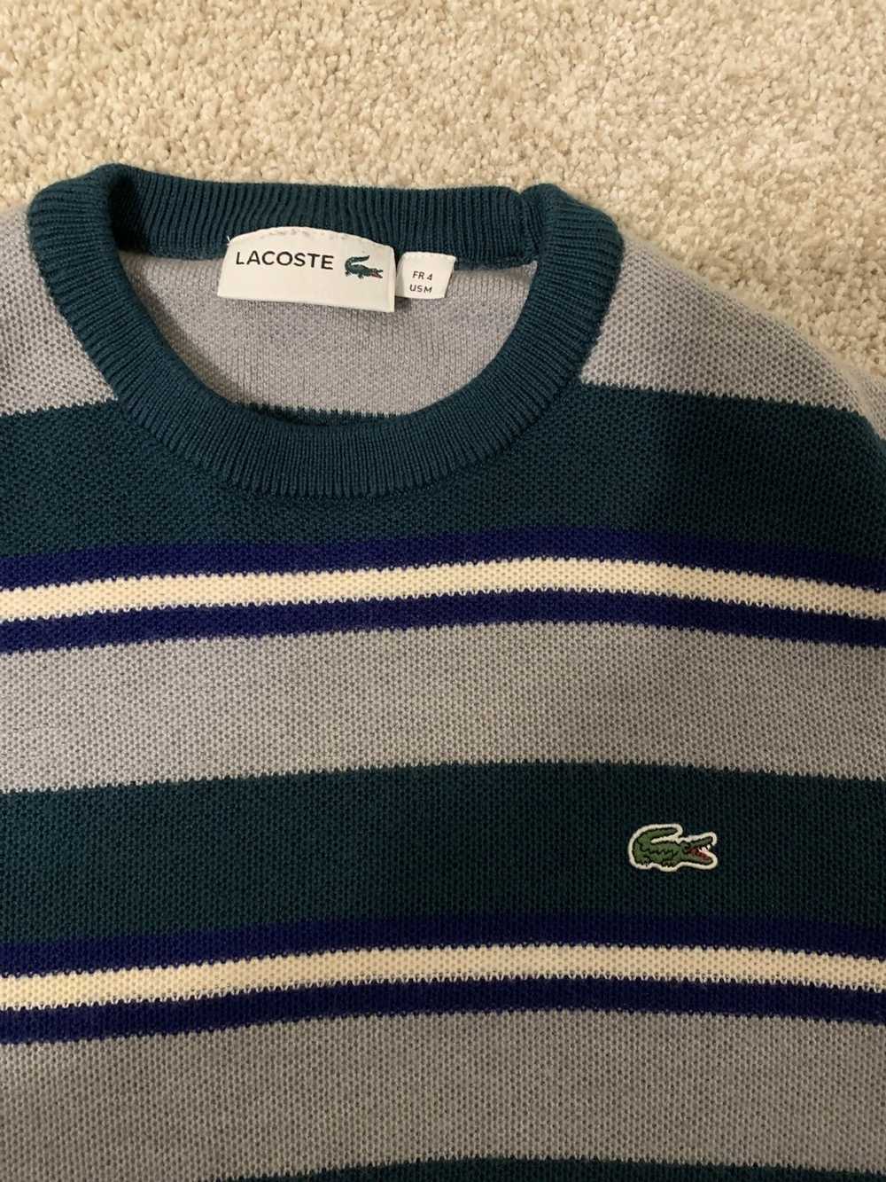 Lacoste Striped Lacoste Sweater - image 2