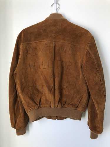 Schott × Vintage SWADE Schott leather bomber jacke