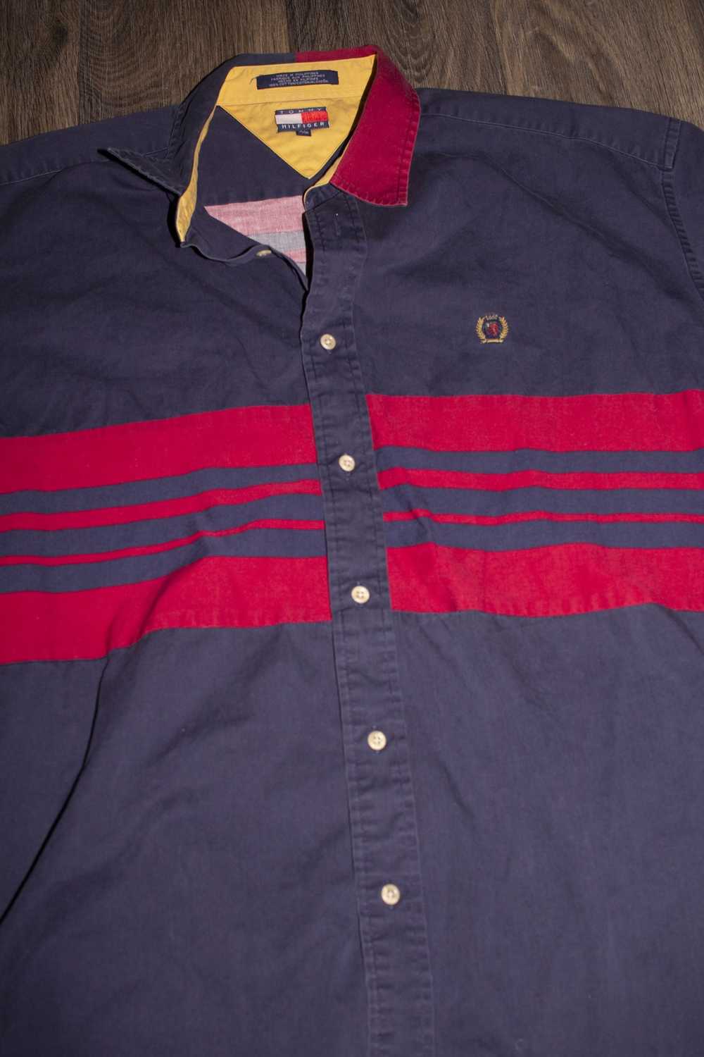 Tommy Hilfiger × Vintage 90s Tommy Hilfiger Flag … - image 3