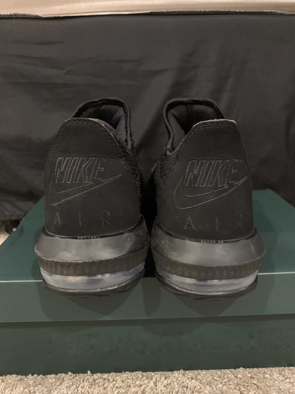 Nike LeBron 16 Low Triple Black 2019 - image 4