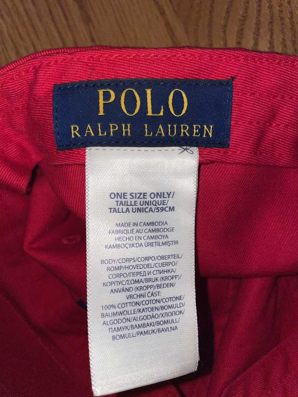 Polo Ralph Lauren Polo Ralph Lauren Hat (Red) - image 5