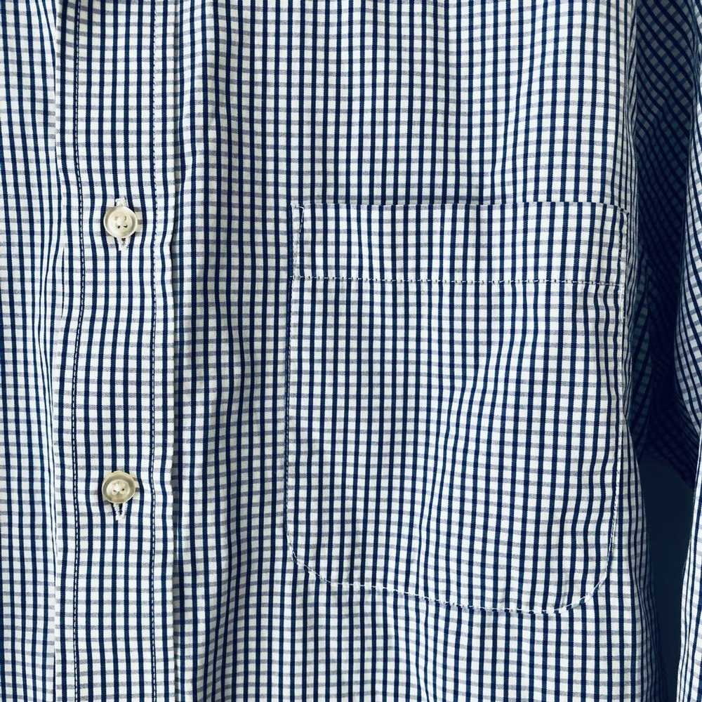 Peter Millar Navy/White Gingham 100% Cotton Butto… - image 6