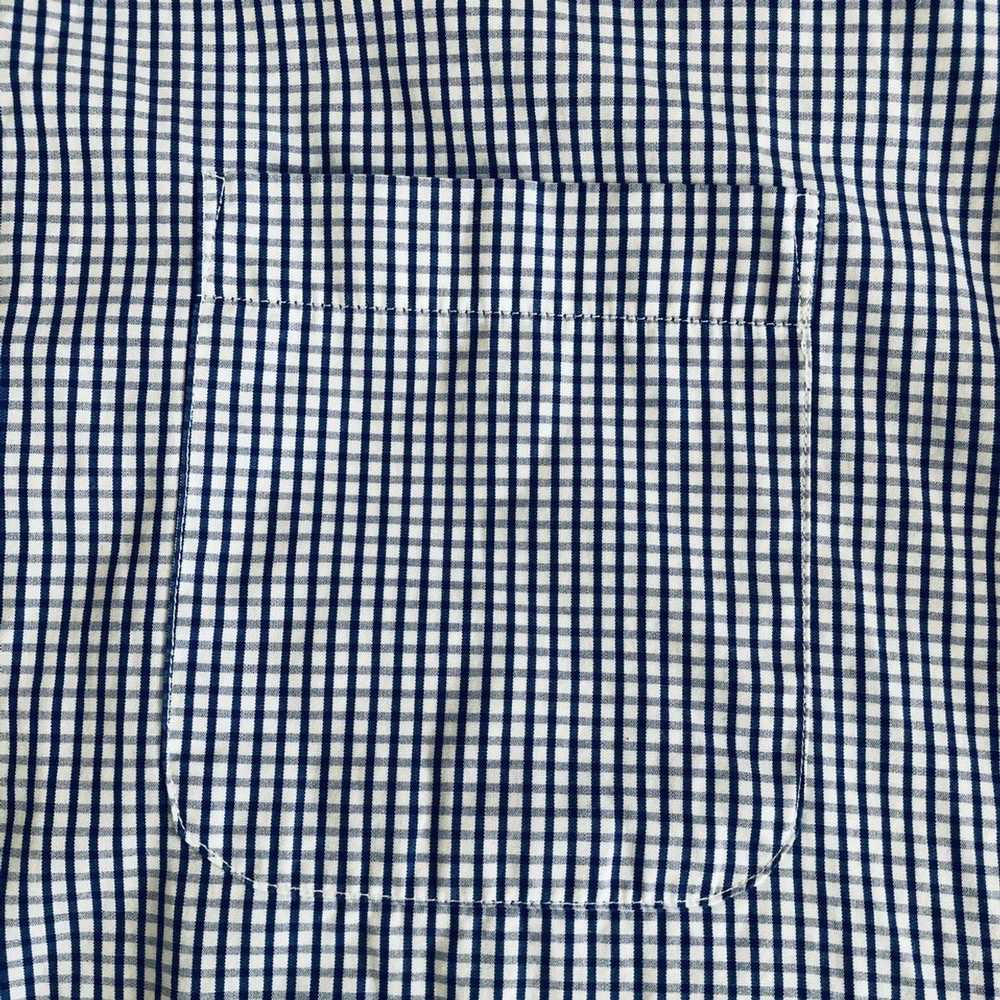 Peter Millar Navy/White Gingham 100% Cotton Butto… - image 7