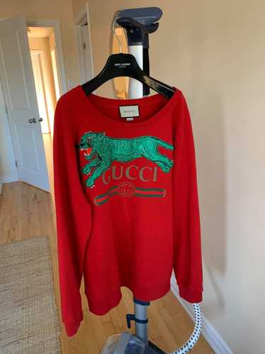 Gucci Oversized Gucci Red Tiger sweater size XL