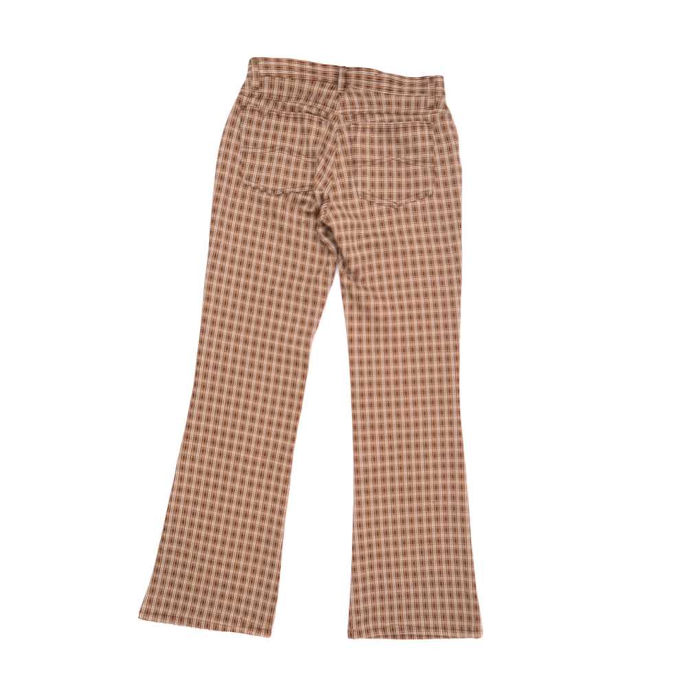 BROWN PLAID BELL BOTTOMS - image 2