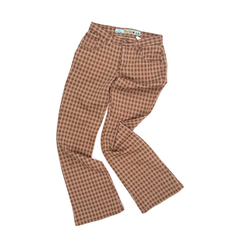 BROWN PLAID BELL BOTTOMS - image 3