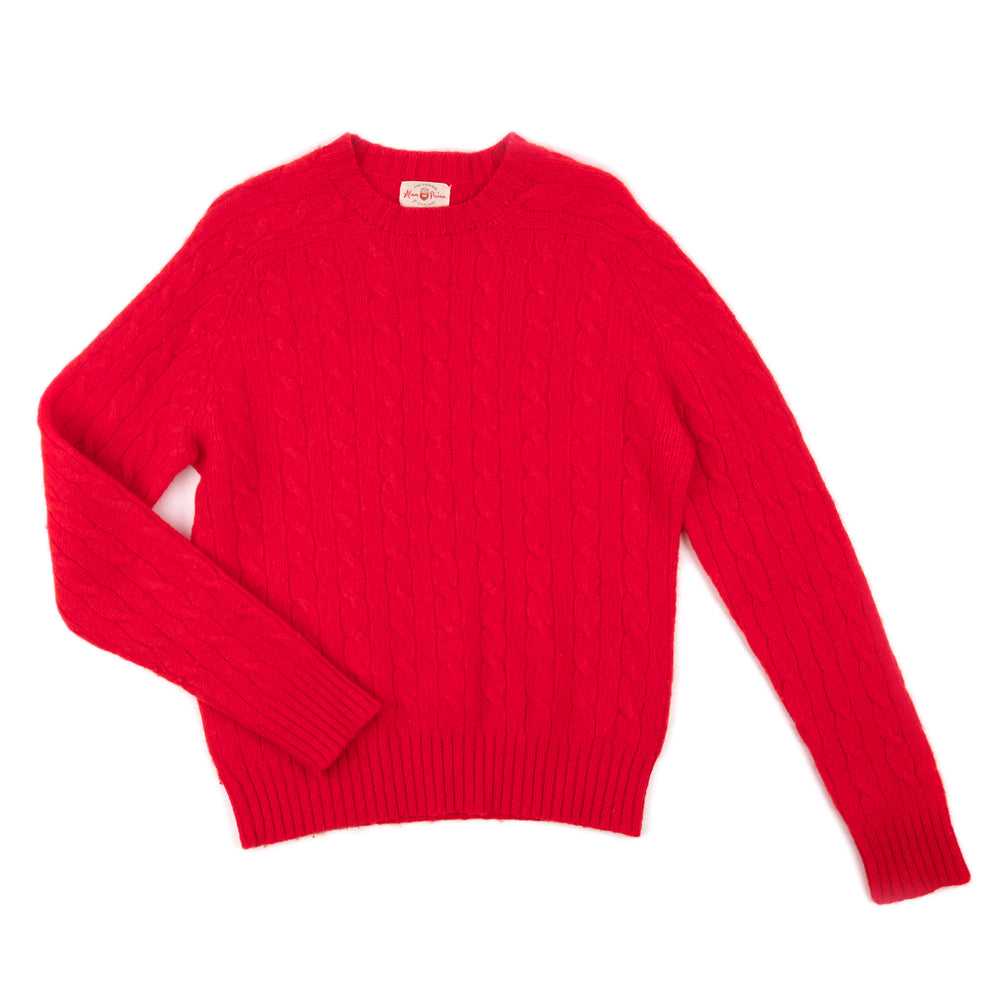 CABLE-KNIT WOOL SWEATER - image 1