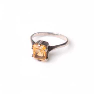 CITRINE SILVER RING - image 1
