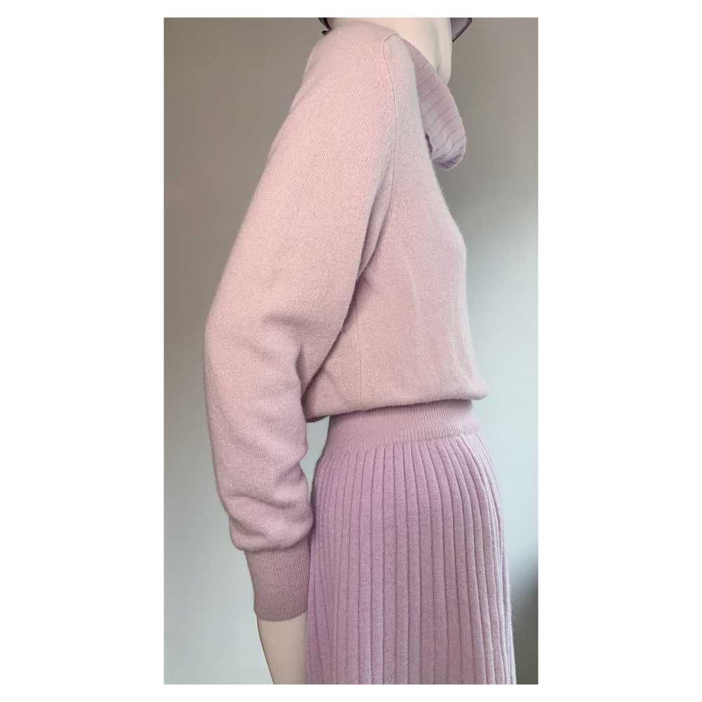 💜 70s Lilac Soft sweater set - image 3