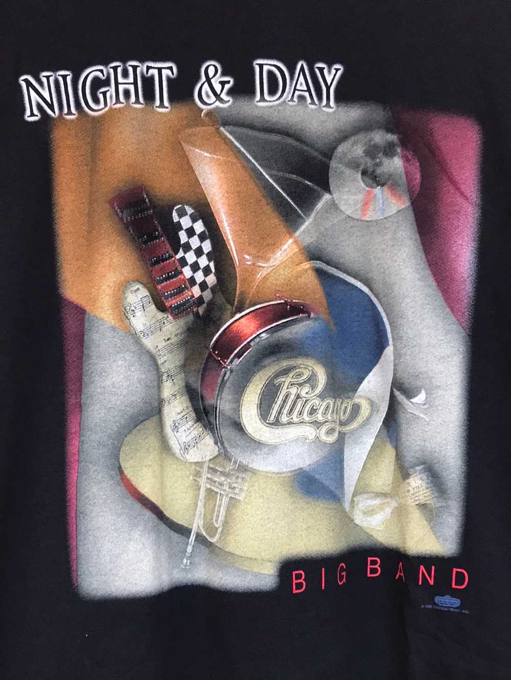 Vintage 1995 Chicago Big Band Night & Day Tour Te… - image 2