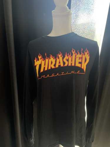 Thrasher Thrasher Long Sleeve Black Logo Shirt