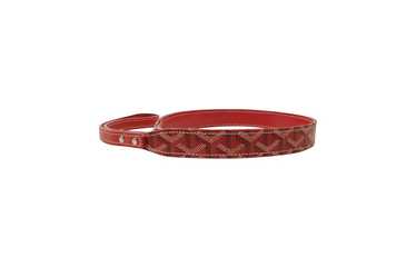 Goyard, Dog, Goyard Red Dog Animal Animal Thick Short Red Leash Collar  Strap Pet Accessories
