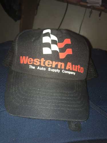 Snap Back × Trucker Hat × Vintage Vintage 80s West