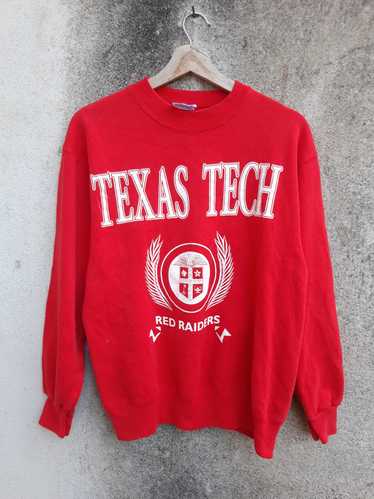 Hanes × Rare × Vintage 💥Vintage Texas Tech Red Ra