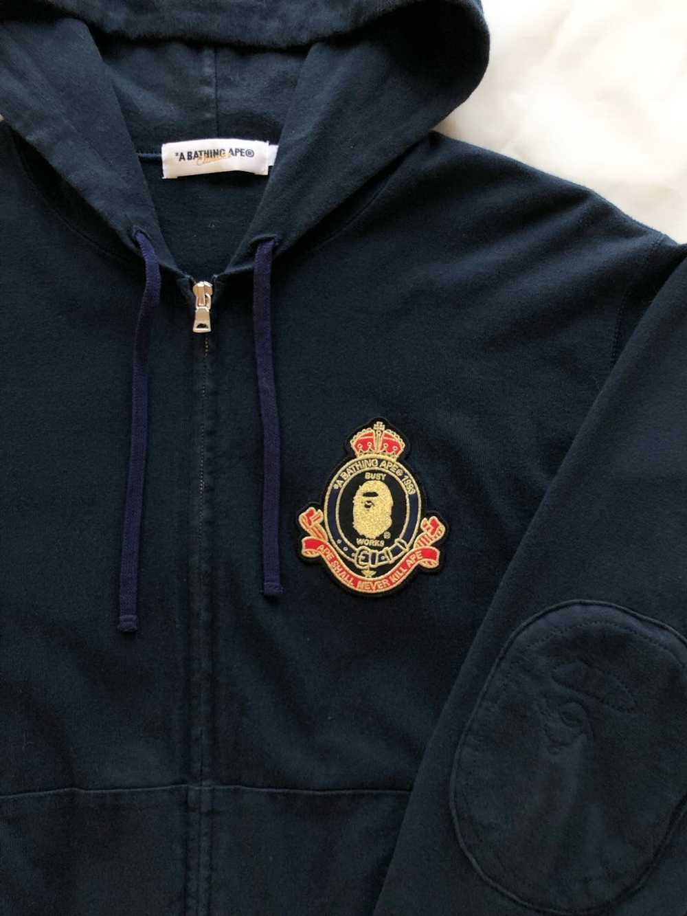 Bape × Nigo BAPE CLASSIC ROYAL CREST ZIP UP HOODIE - image 2