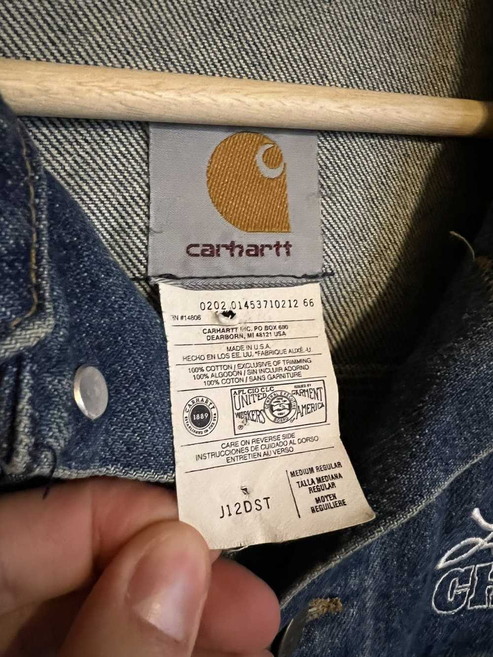 Carhartt Vintage Carhartt Denim Jacket - image 3