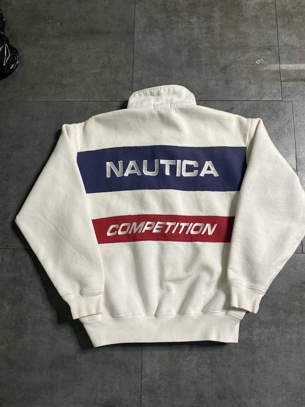 Nautica × Vintage 90’s nautica competition sweat … - image 1
