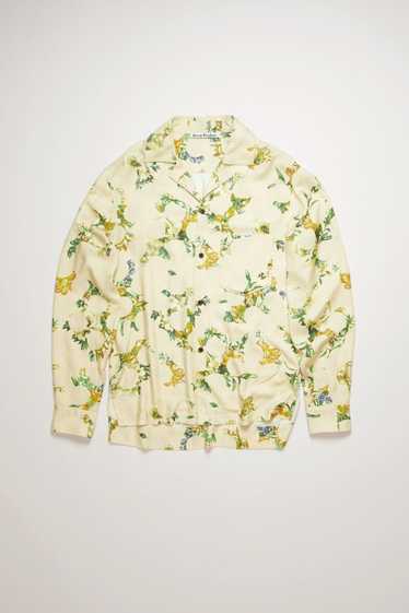 Acne Studios Floral polka dot print viscose shirt