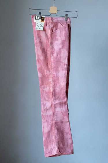 LEE Corduroy Tie-Dye 70's Bell Bottoms - Pink - image 1
