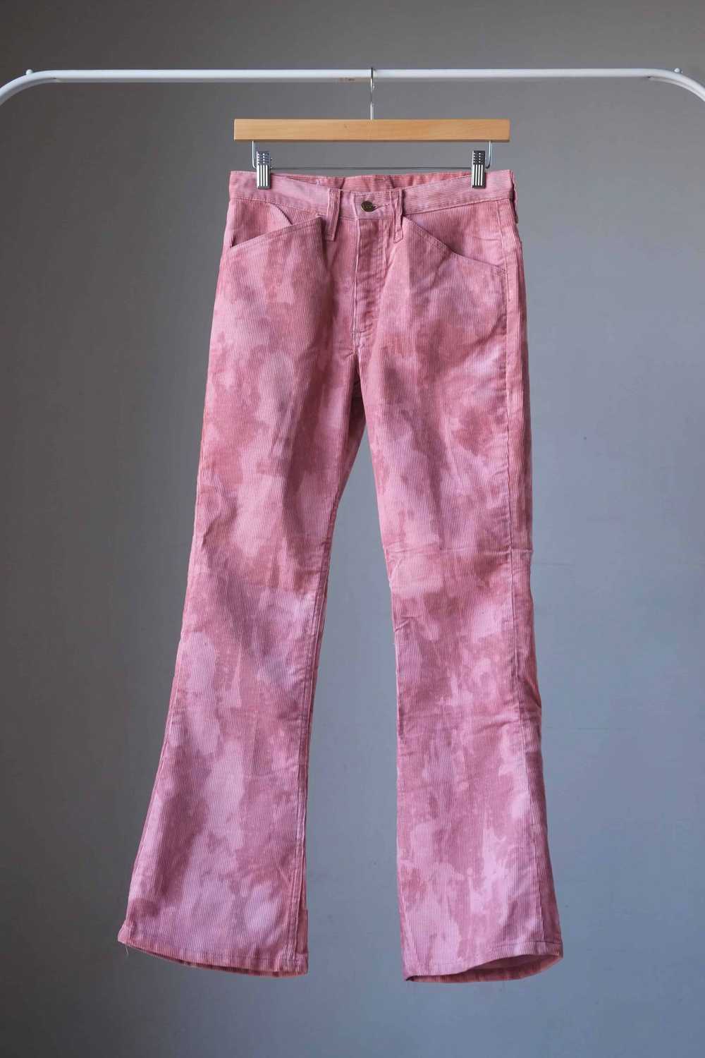 LEE Corduroy Tie-Dye 70's Bell Bottoms - Pink - image 2