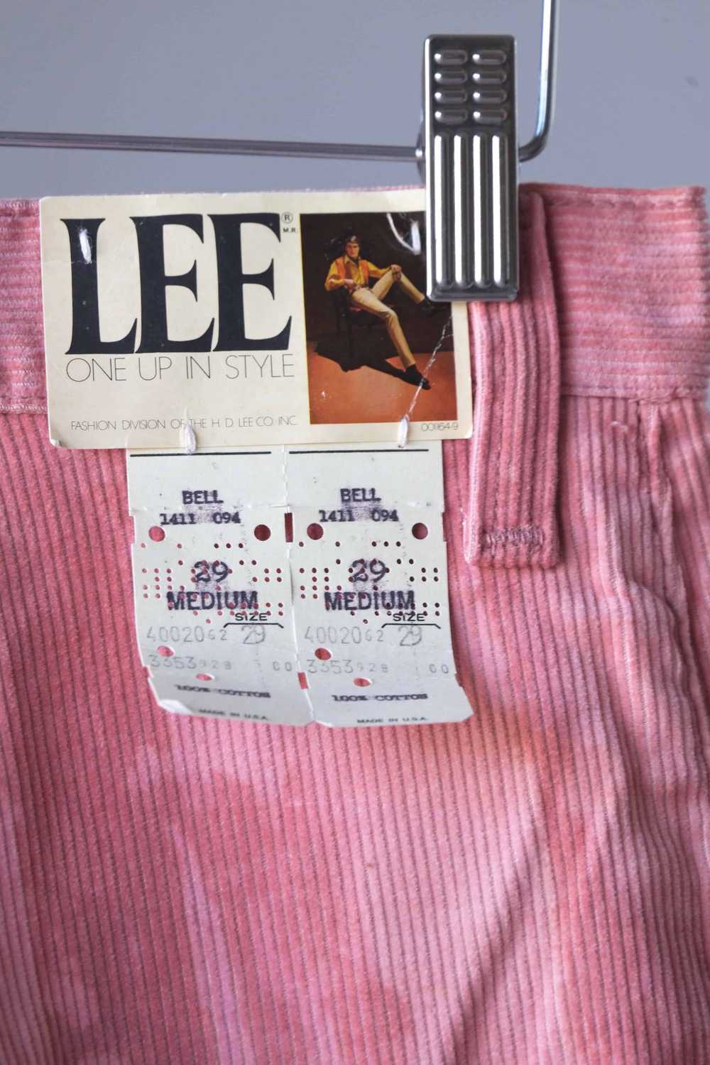 LEE Corduroy Tie-Dye 70's Bell Bottoms - Pink - image 5