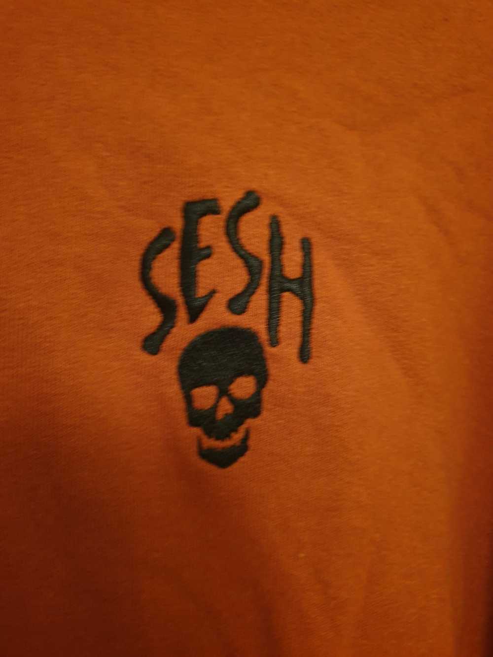 Teamsesh Teamsesh Dark Orange Skull Hoodie - image 2