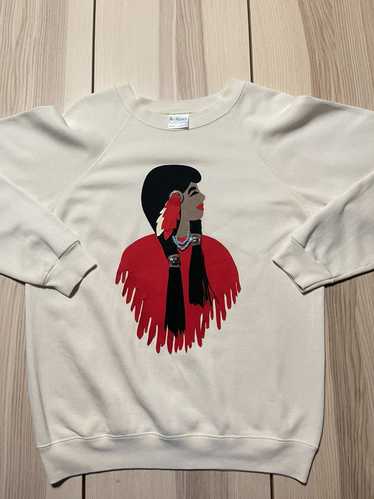 Hanes × Vintage Vintage 80s Native American Woman 