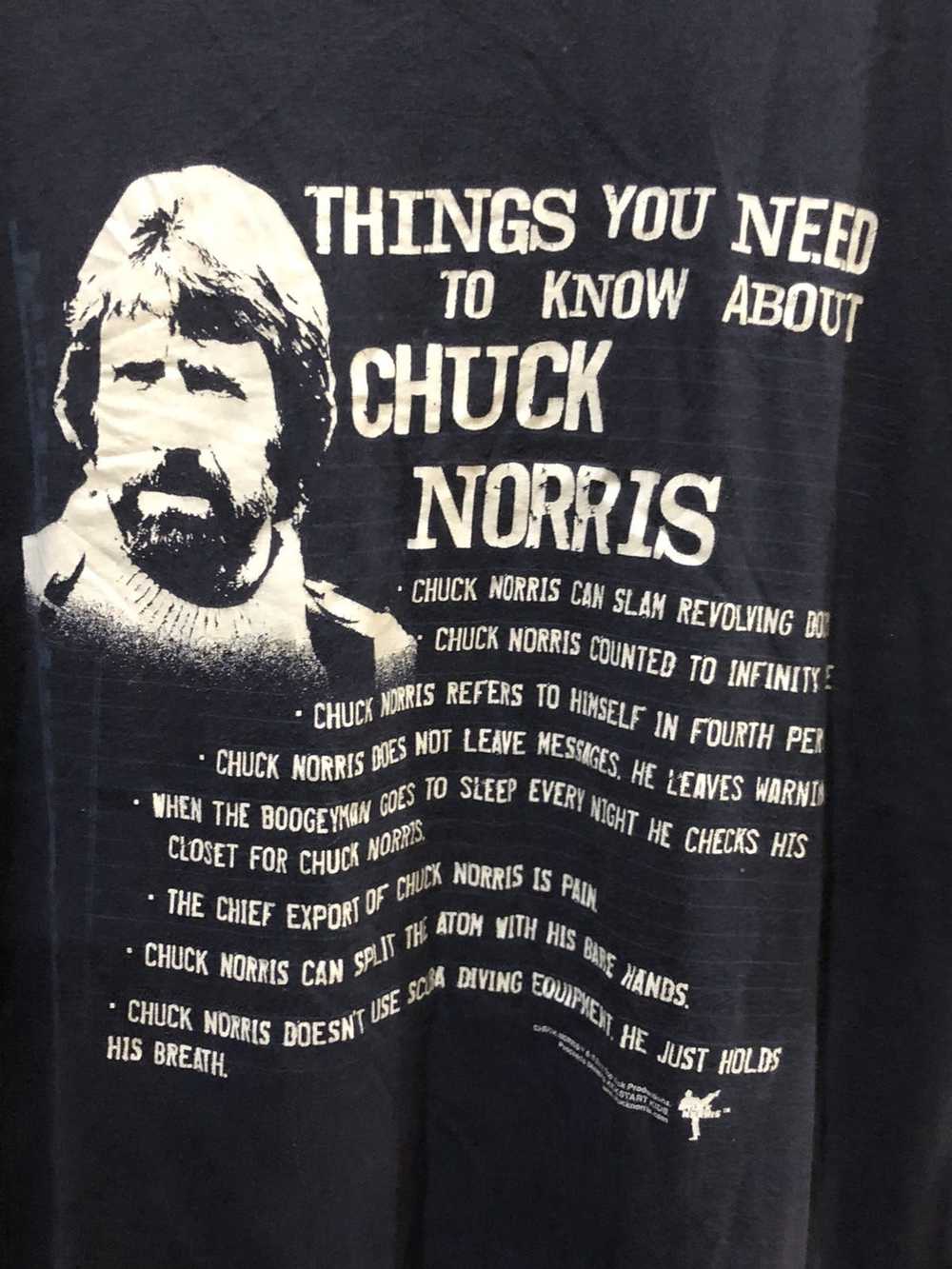 Movie × Vintage CHUCK NORRIS ORIGINAL TEE 2011 - image 2