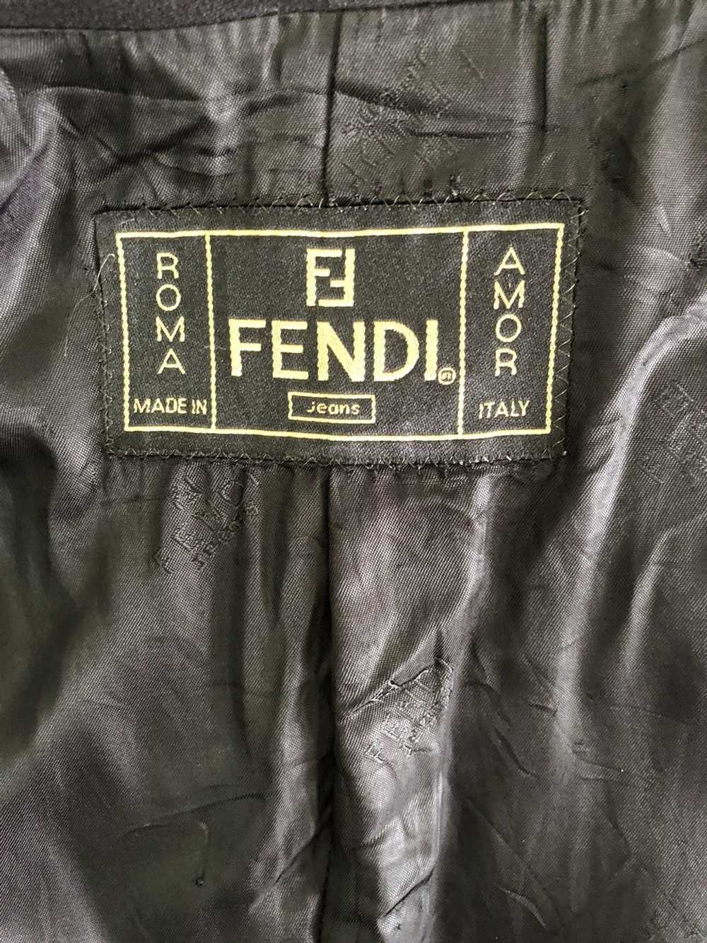 Fendi Fendi Zipper Up Light Jacket - image 6