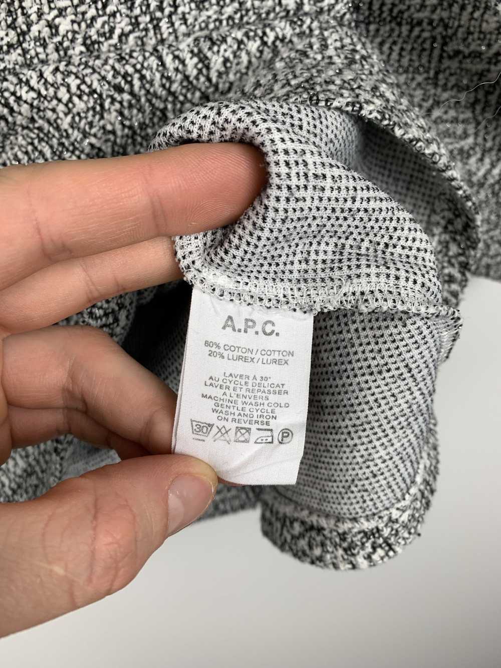 A.P.C. Wmns A.P.C Lurex Cotton Sweater Size M - image 6
