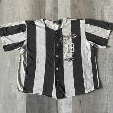 Vintage 90s Brooklyn City League Striped 1948 All 