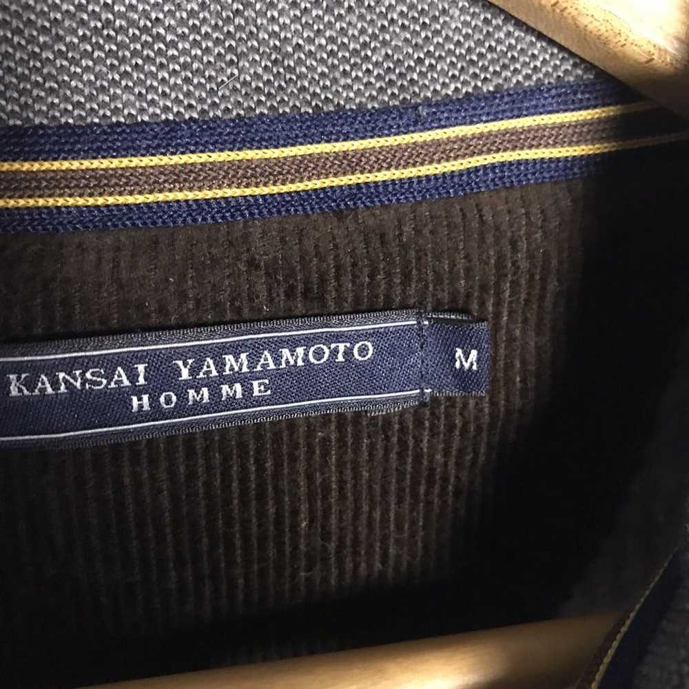 Kansai Yamamoto Kansai Yamamoto homme half button… - image 4