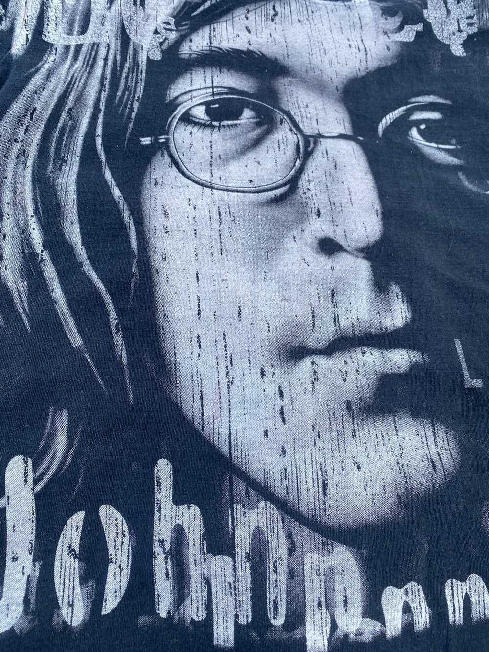 John Lennon × Vintage Vintage John Lennon AOP T-s… - image 3