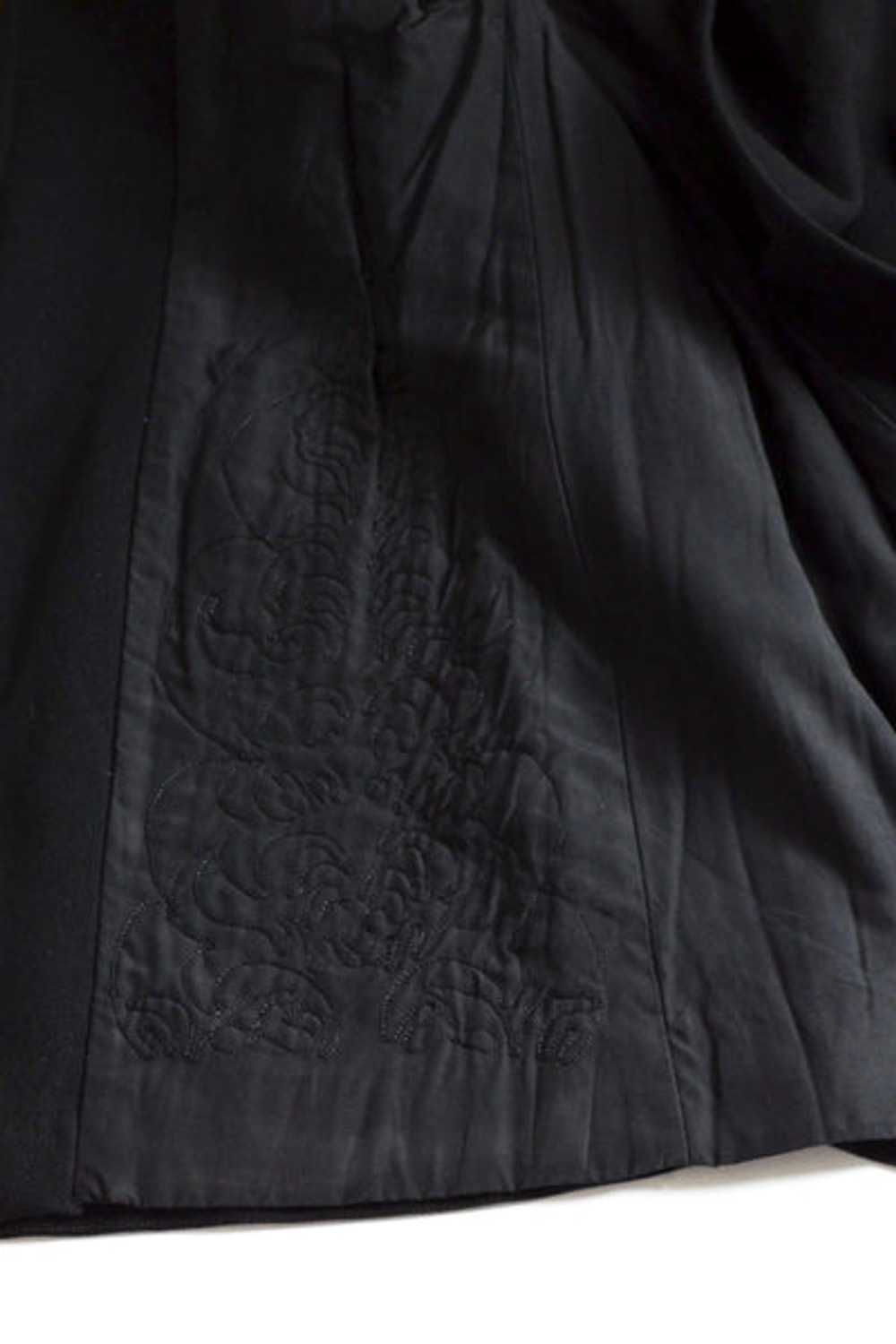 1940s Black Wool Coat - image 6