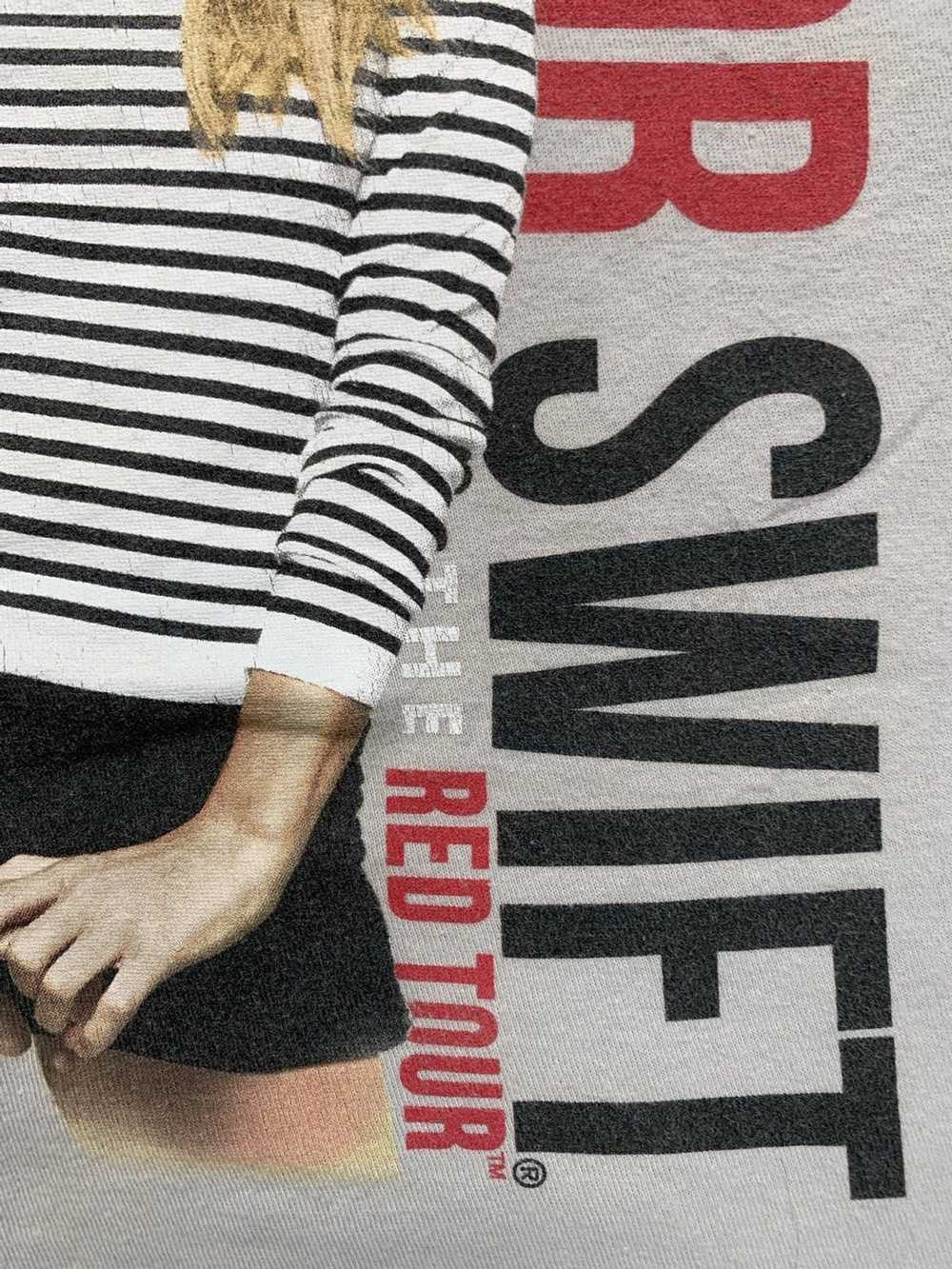 Tour Tee × Vintage VINTAGE TAYLOR SWIFT “THE RED … - image 4