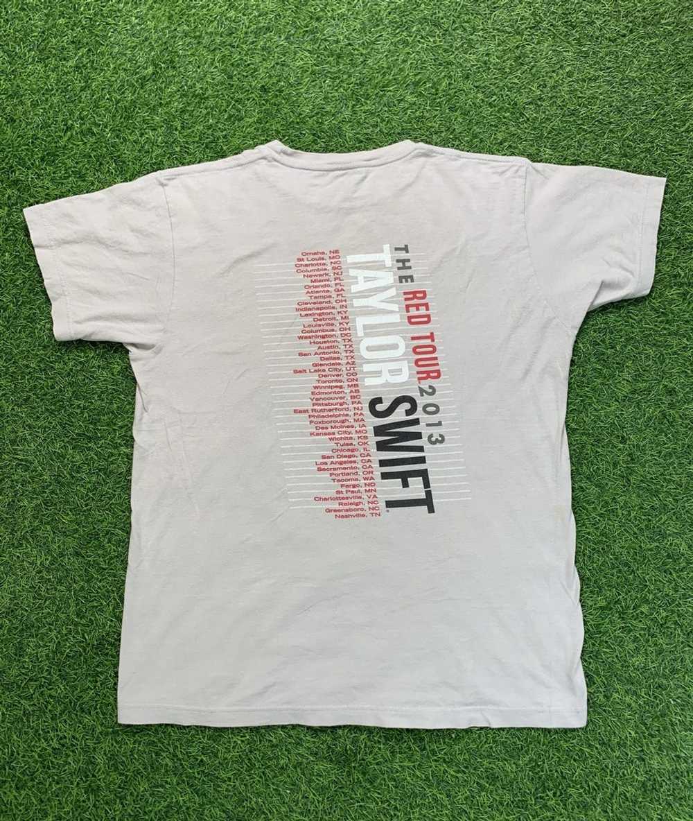 Tour Tee × Vintage VINTAGE TAYLOR SWIFT “THE RED … - image 5