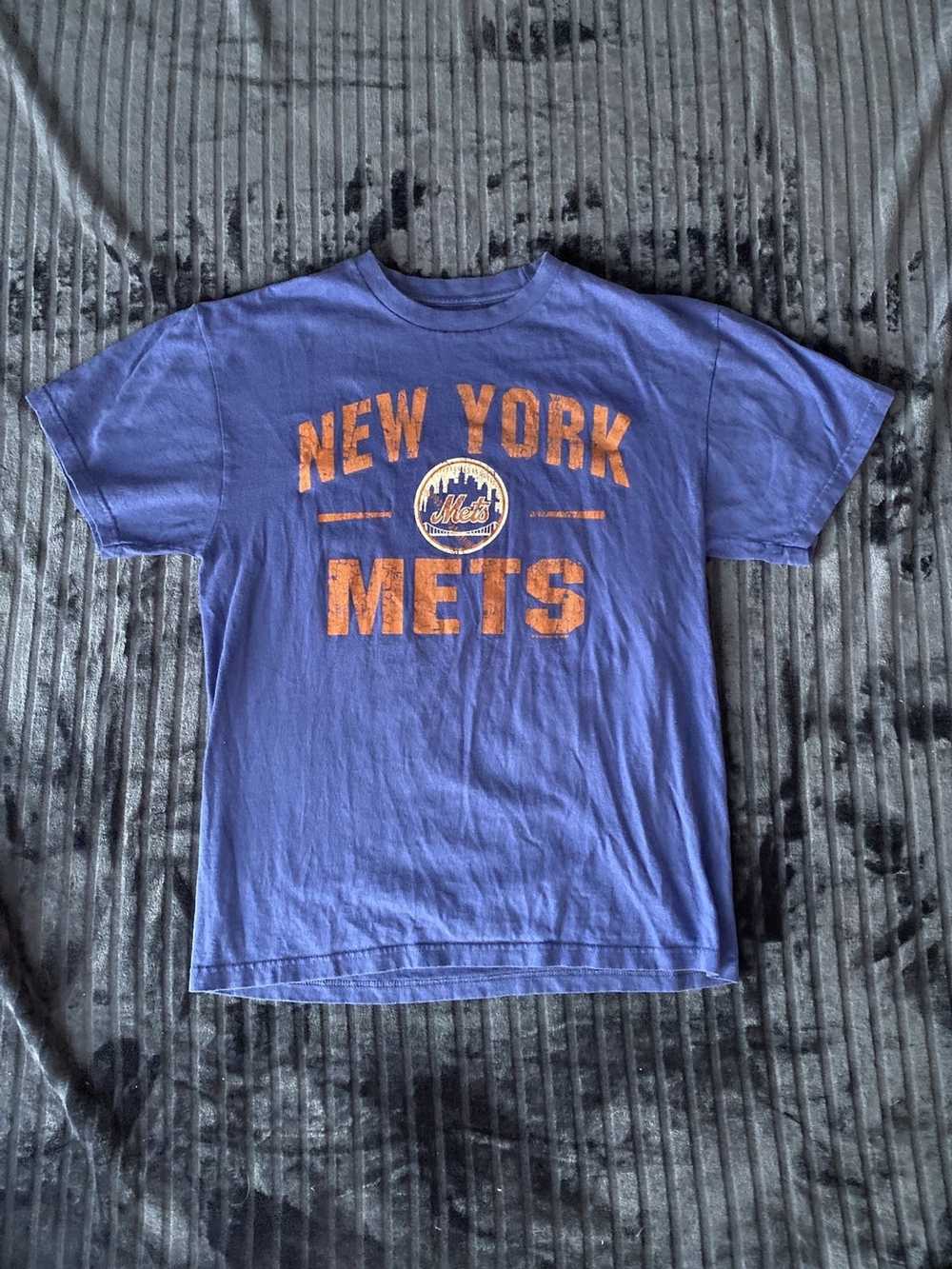 vintage 80s NEW YORK METS T-Shirt MEDIUM mlb baseball nyc city