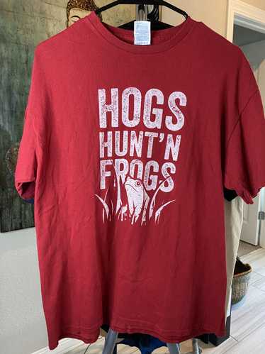 Vintage University of Arkansas Hogs Hunt'n Frogs