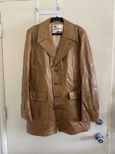 Vintage Vintage leather jacket blazer cut - image 1