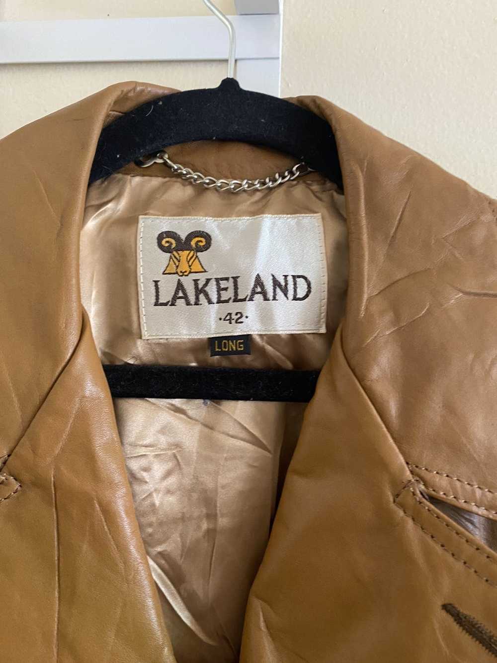 Vintage Vintage leather jacket blazer cut - image 2