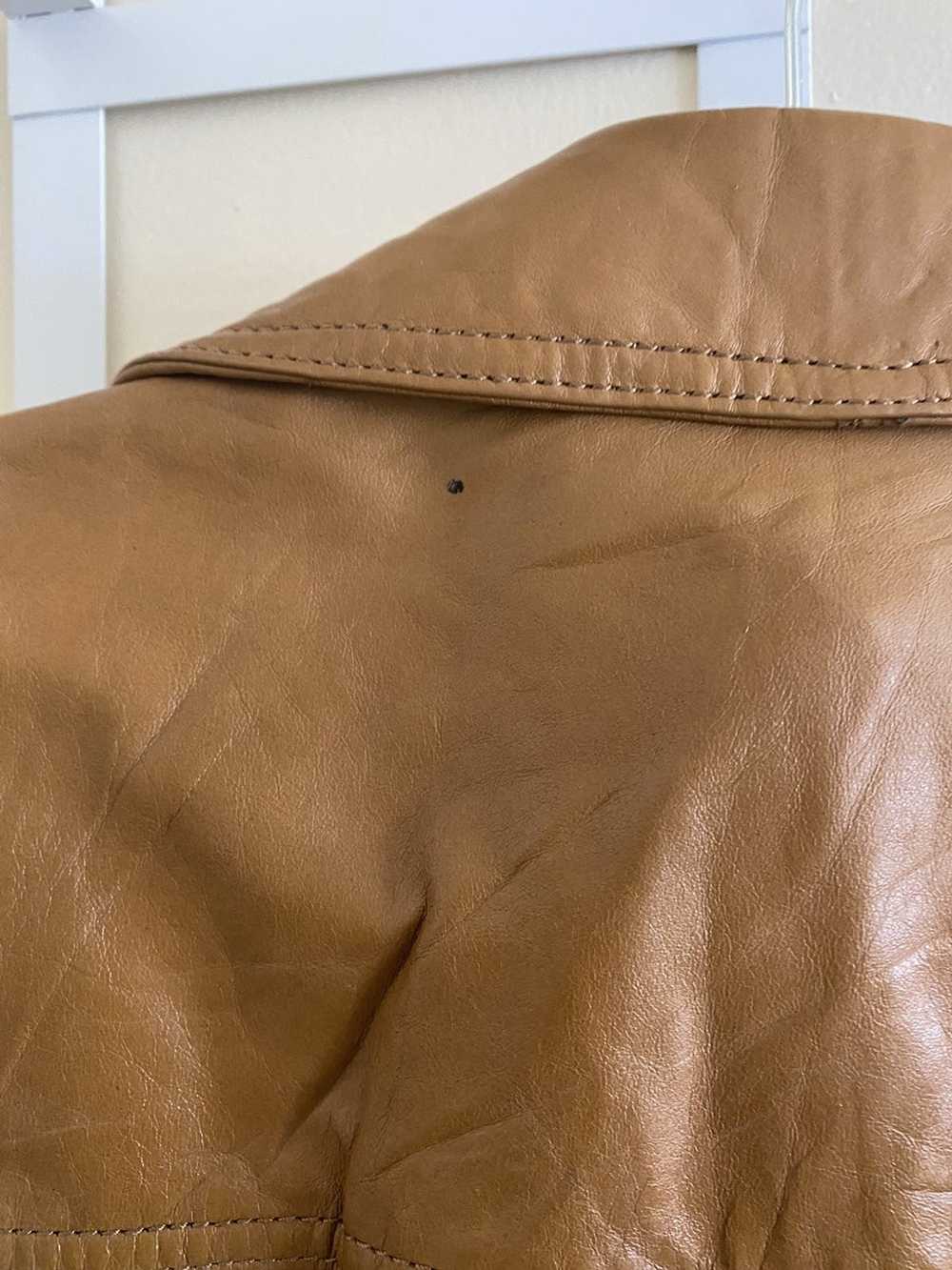 Vintage Vintage leather jacket blazer cut - image 5