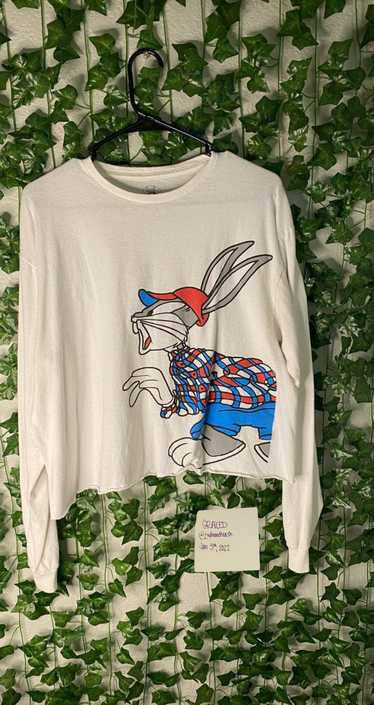 Bugs Bunny Supreme Original Gangsta Men's Double Sided Long Sleeve Shirt  Size XL