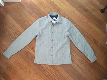 Denim overshirt jacket soft blue – Totême