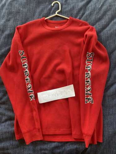 Supreme Supreme Thermal Crewneck Red L