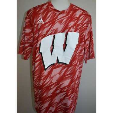 Wisconsin Badgers Under Armour Red NFLPA Licensed #16 Wilson Replica  Football Jersey